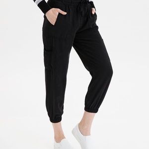 AE high rise lyocell pants